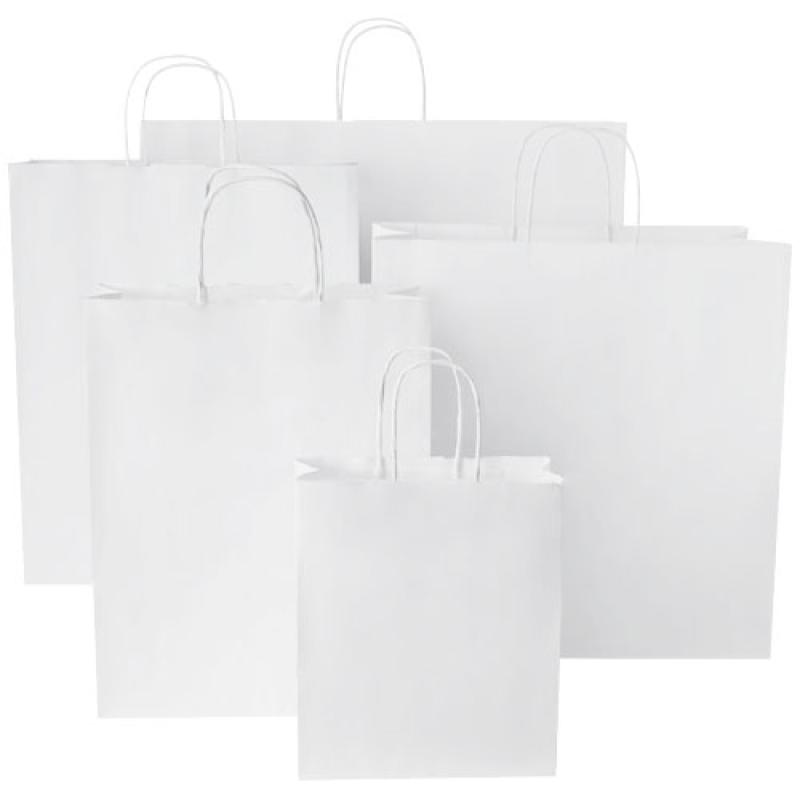 Bolsa de papel kraft 90-100 g/m2 con asas retorcidas, XXL