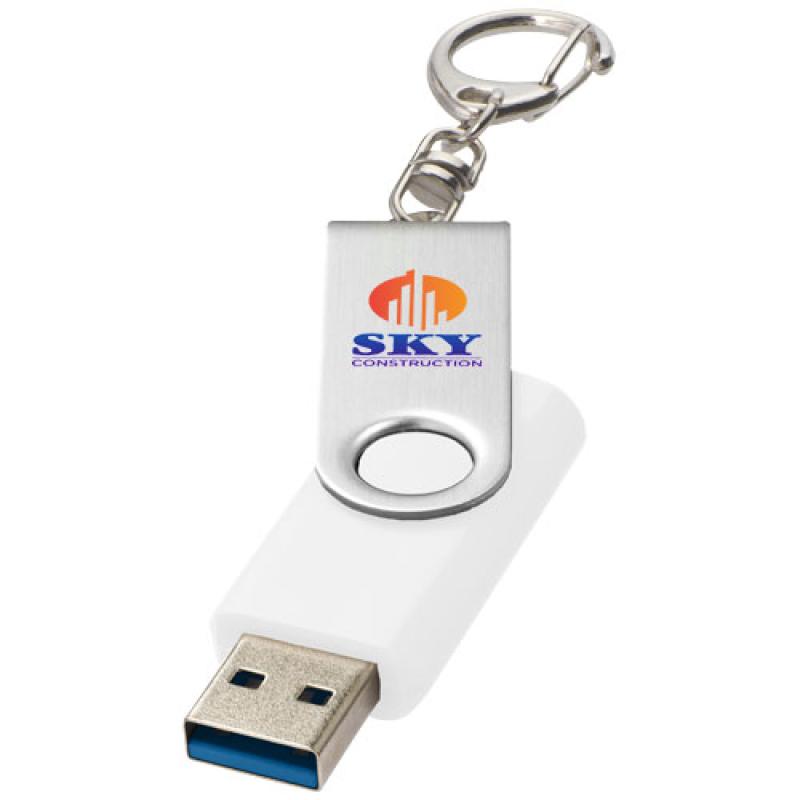 Memoria USB 3.0 con llavero "Rotate"