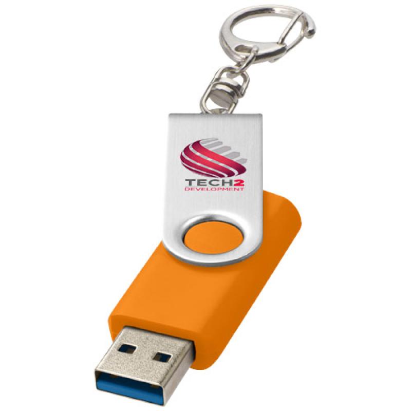 Memoria USB 3.0 con llavero "Rotate"
