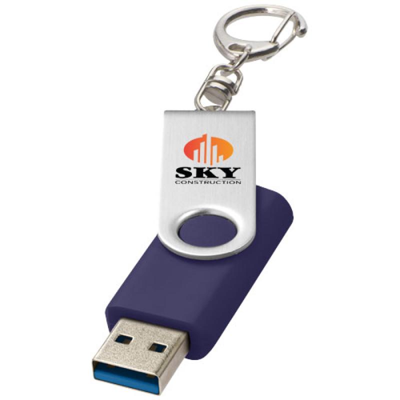 Memoria USB 3.0 con llavero "Rotate"