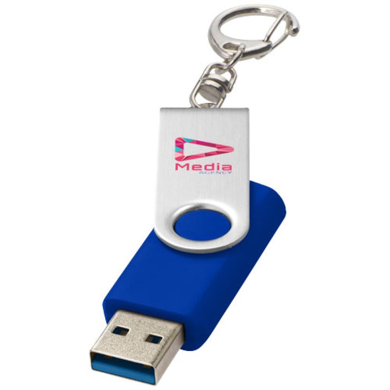 Memoria USB 3.0 con llavero "Rotate"
