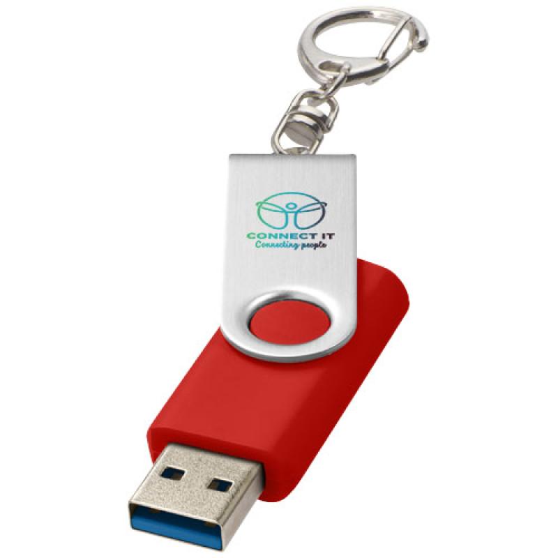 Memoria USB 3.0 con llavero "Rotate"
