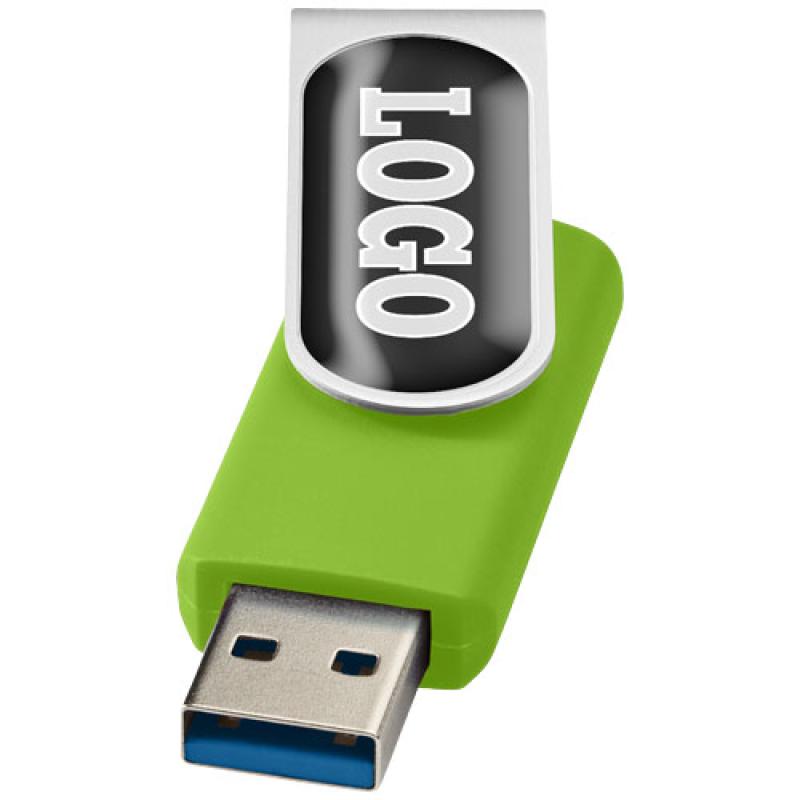 Memoria USB 3.0 con gota de resina "Rotate"