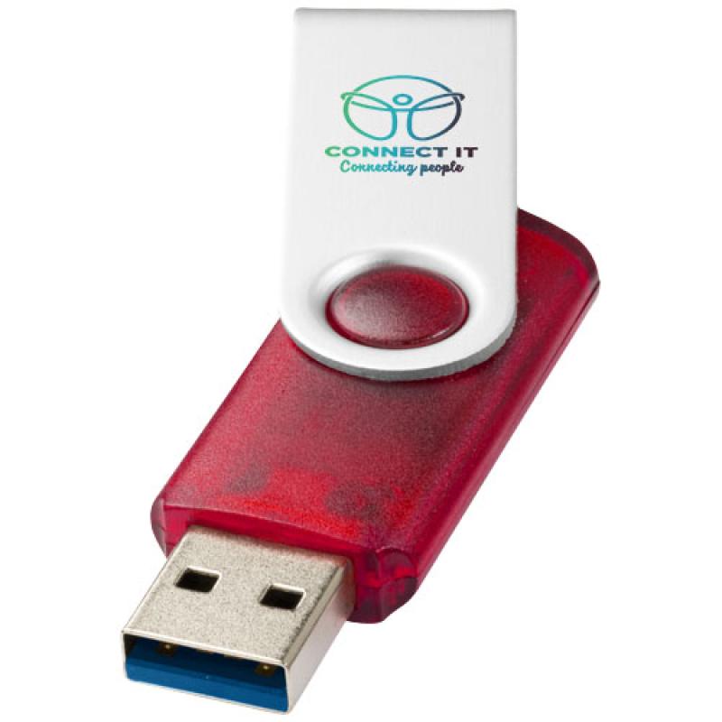 Memoria USB 3.0 translúcida "Rotate"