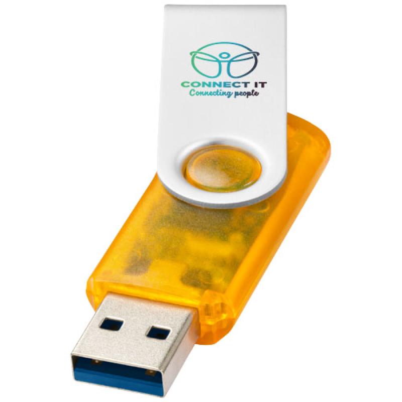 Memoria USB 3.0 translúcida "Rotate"