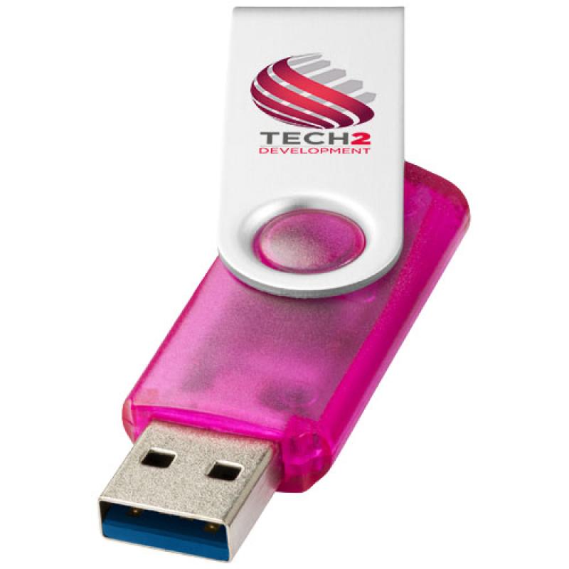 Memoria USB 3.0 translúcida "Rotate"