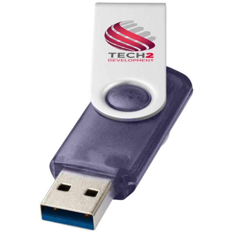 Memoria USB 3.0 translúcida "Rotate"