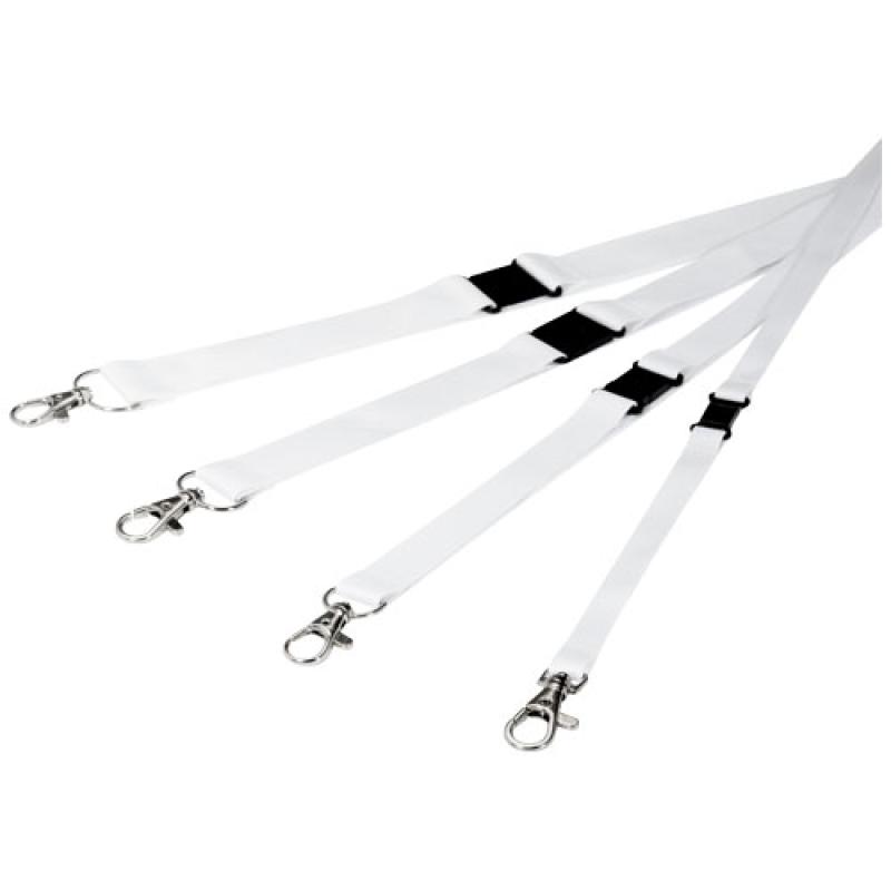 Lanyard de RPET con sublimación y cierre de seguridad "Lois"