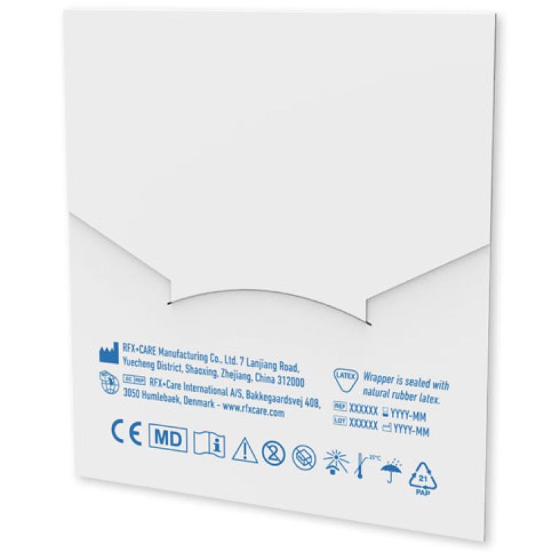 Apósitos de 10 piezas en sobre de papel impreso a todo color