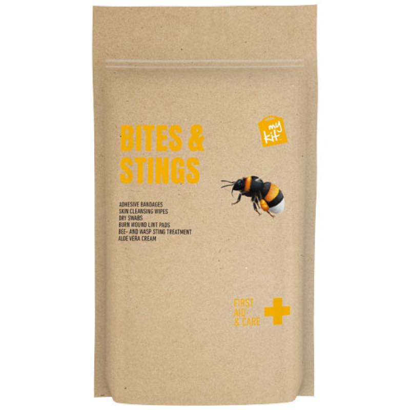 MyKit Kit de primero auxiliios Mordeduras y picaduras en bolsa de papel