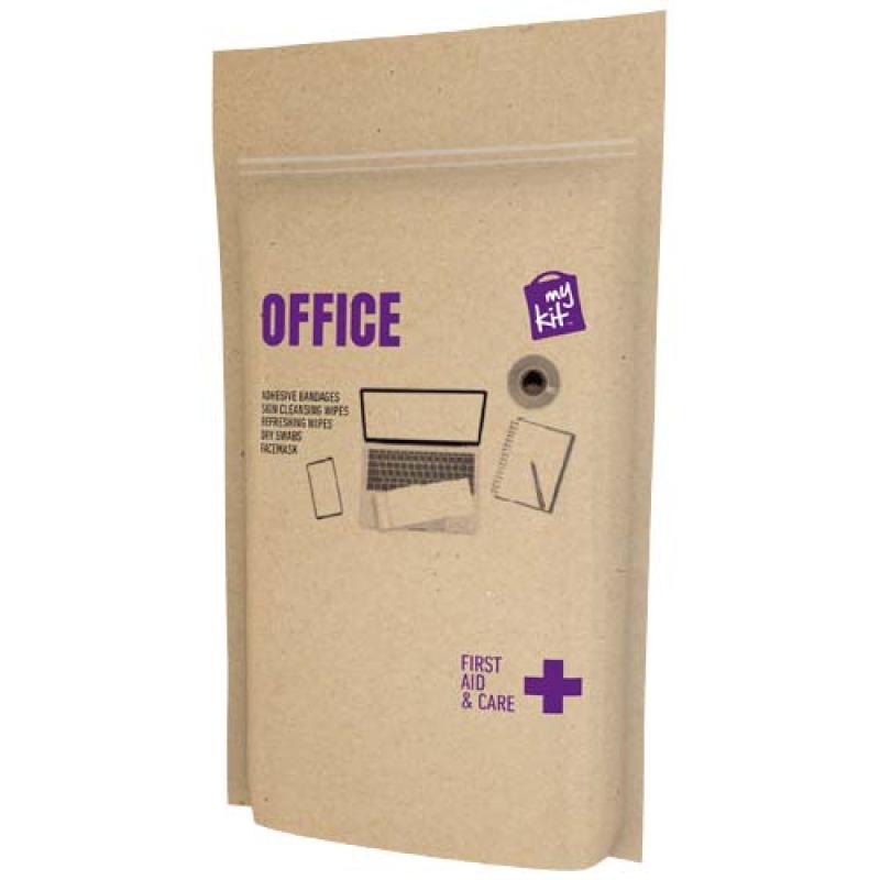 "MyKit" Primeros auxilios para oficina en funda de papel
