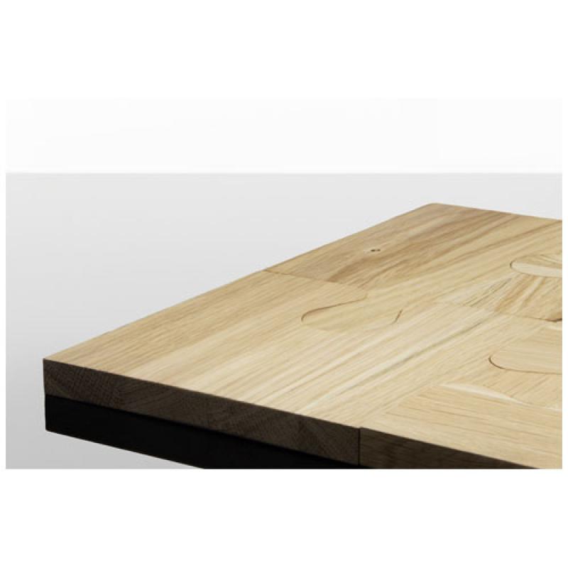 Tabla de cortar de roble en forma de puzle "SCX.design K05"