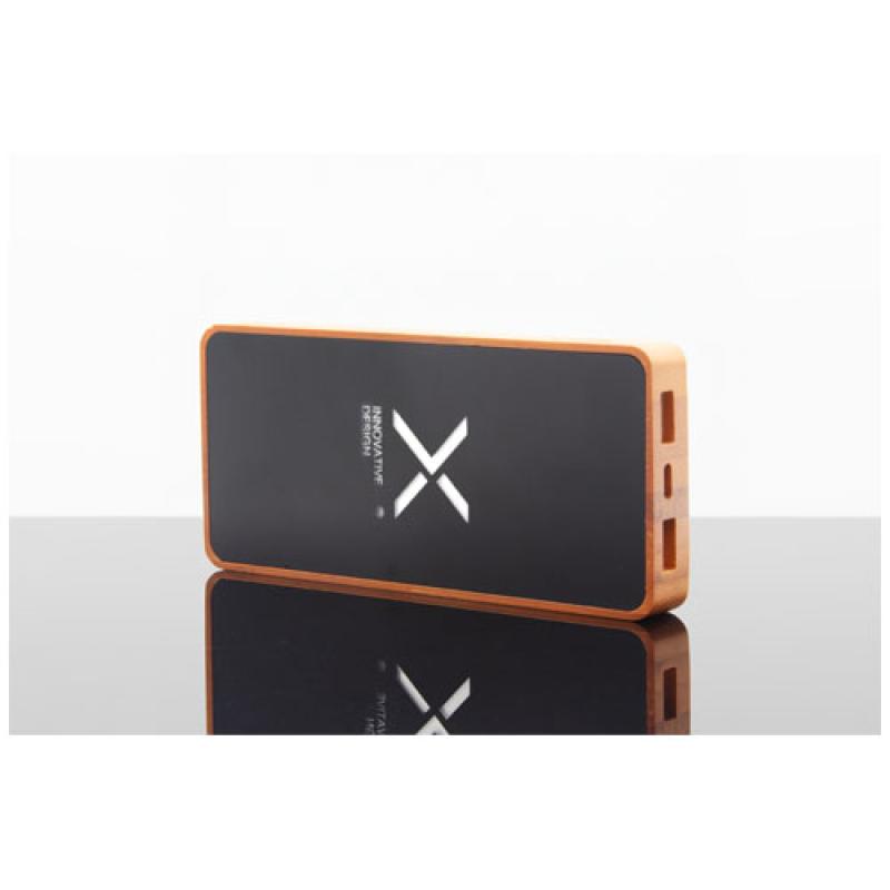 Batería externa magnética de madera de 10 000 mAh y 15 W "SCX.design P48"
