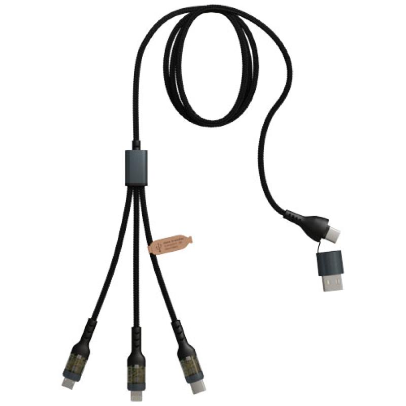 Soporte para teléfono plegable con cable de carga 3 en 1 "SCX.design O32"