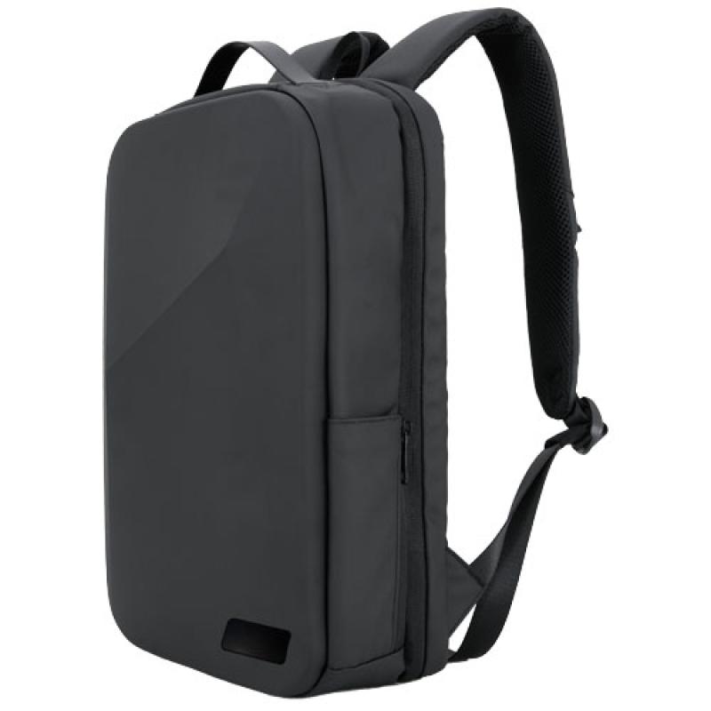 Mochila con protección, batería externa integrada de 10 000 mAh y cable de carga 3 en 1 "SCX.design L12"