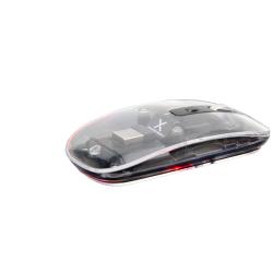 Ratón inalámbrico transparente multimodo Bluetooth® de 2,4 GHz "SCX.design O24"
