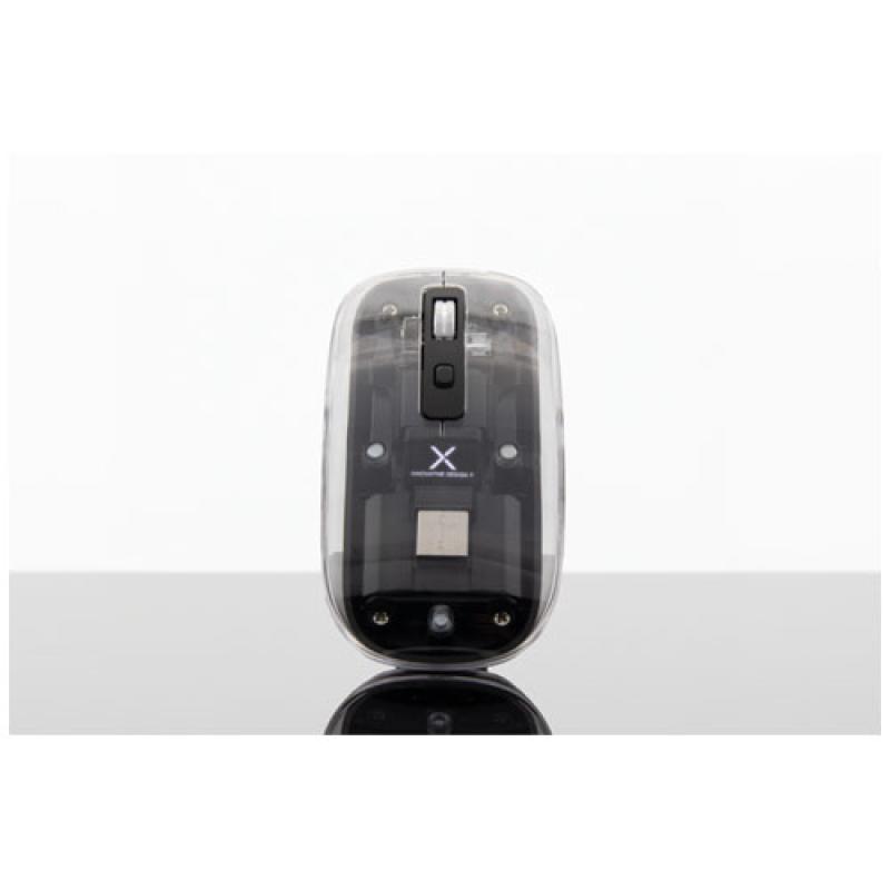 Ratón inalámbrico transparente multimodo Bluetooth® de 2,4 GHz "SCX.design O24"