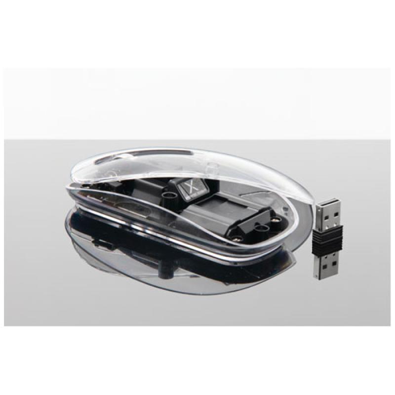 Ratón inalámbrico transparente multimodo Bluetooth® de 2,4 GHz "SCX.design O24"