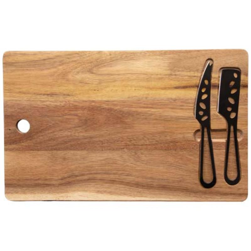 Set de tabla de cortar y cuchillos para queso "SCX.design K06"