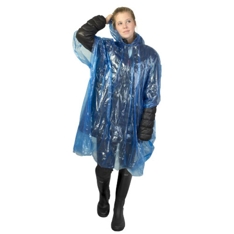 Poncho impermeable desechable con funda "Ziva"