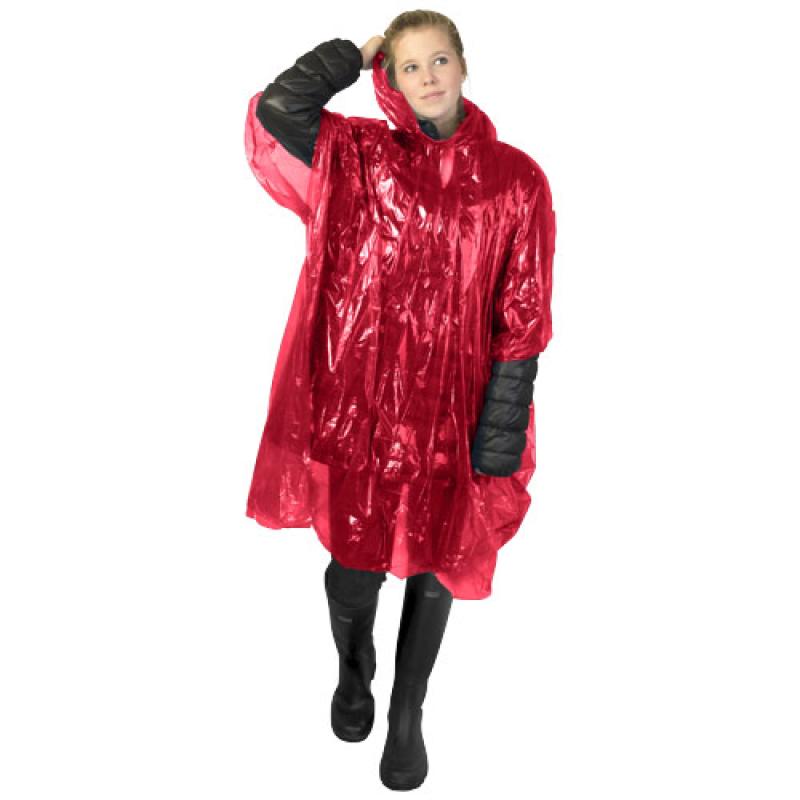 Poncho impermeable desechable con funda "Ziva"