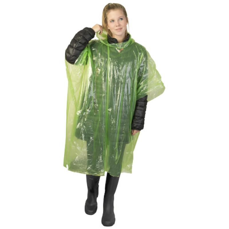 Poncho impermeable desechable con funda "Ziva"