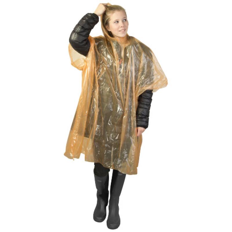 Poncho impermeable desechable con funda "Ziva"