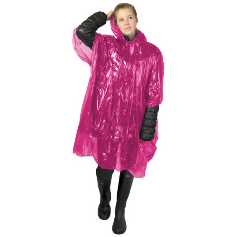 Poncho impermeable desechable con funda "Ziva"