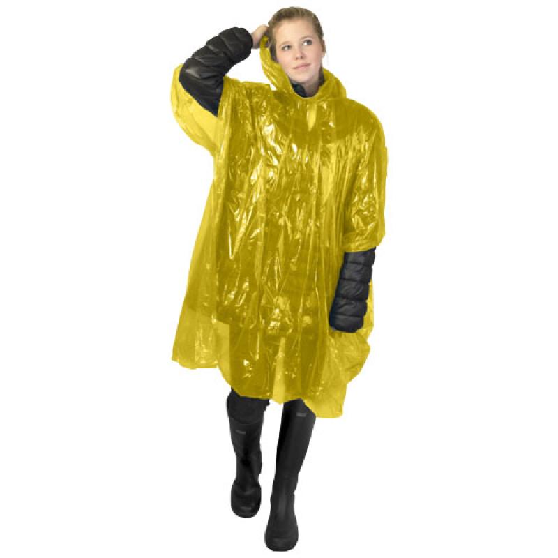 Poncho impermeable desechable con funda "Ziva"