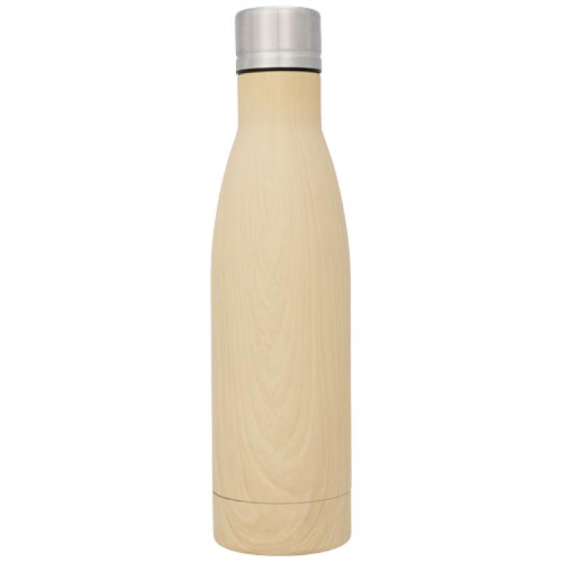 Bidón con aislamiento de cobre con diseño de madera de 500 ml "Vasa"