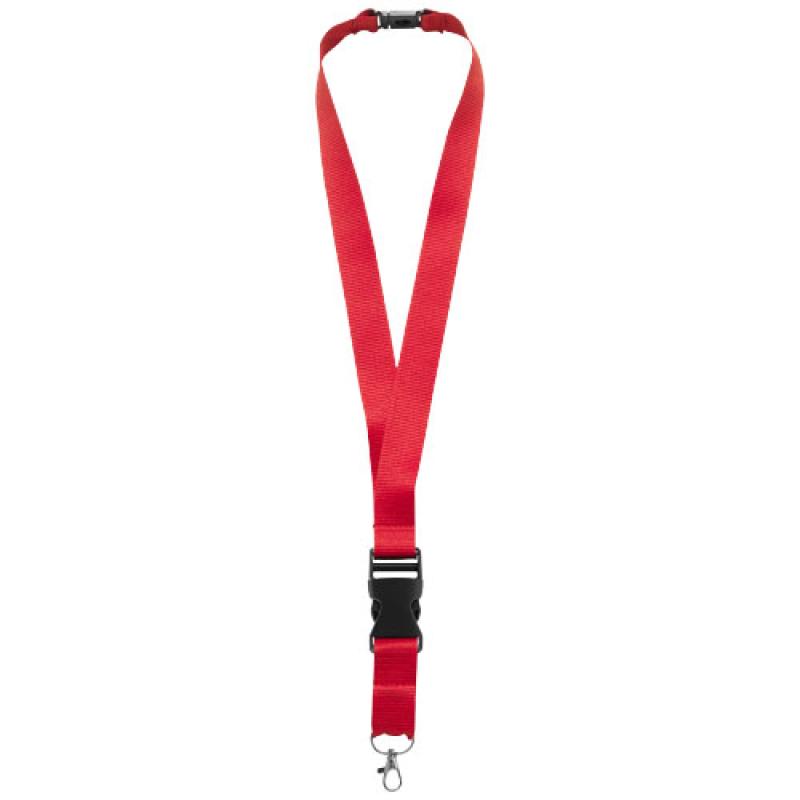 Lanyard con hebilla separable y clip de seguridad "Yogi"