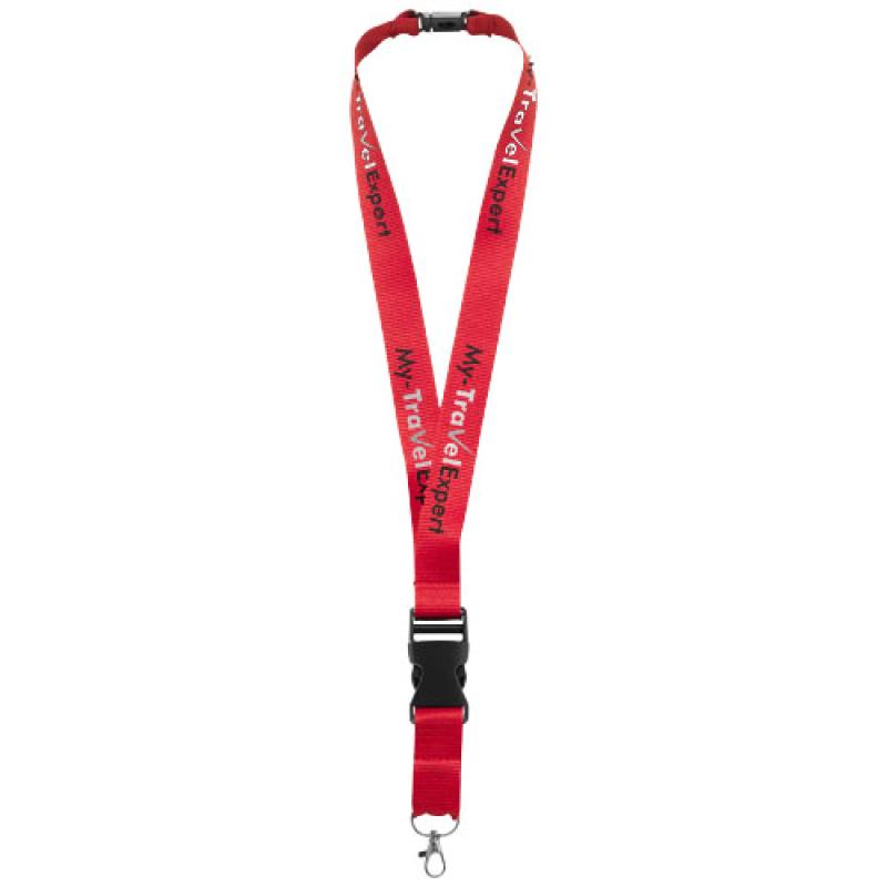 Lanyard con hebilla separable y clip de seguridad "Yogi"