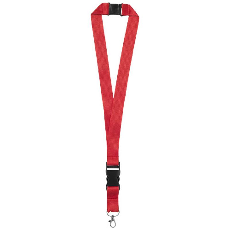 Lanyard con hebilla separable y clip de seguridad "Yogi"