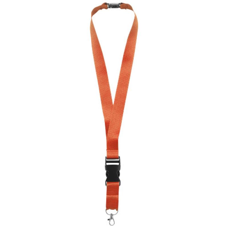 Lanyard con hebilla separable y clip de seguridad "Yogi"