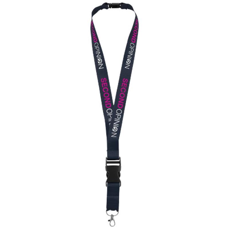 Lanyard con hebilla separable y clip de seguridad "Yogi"