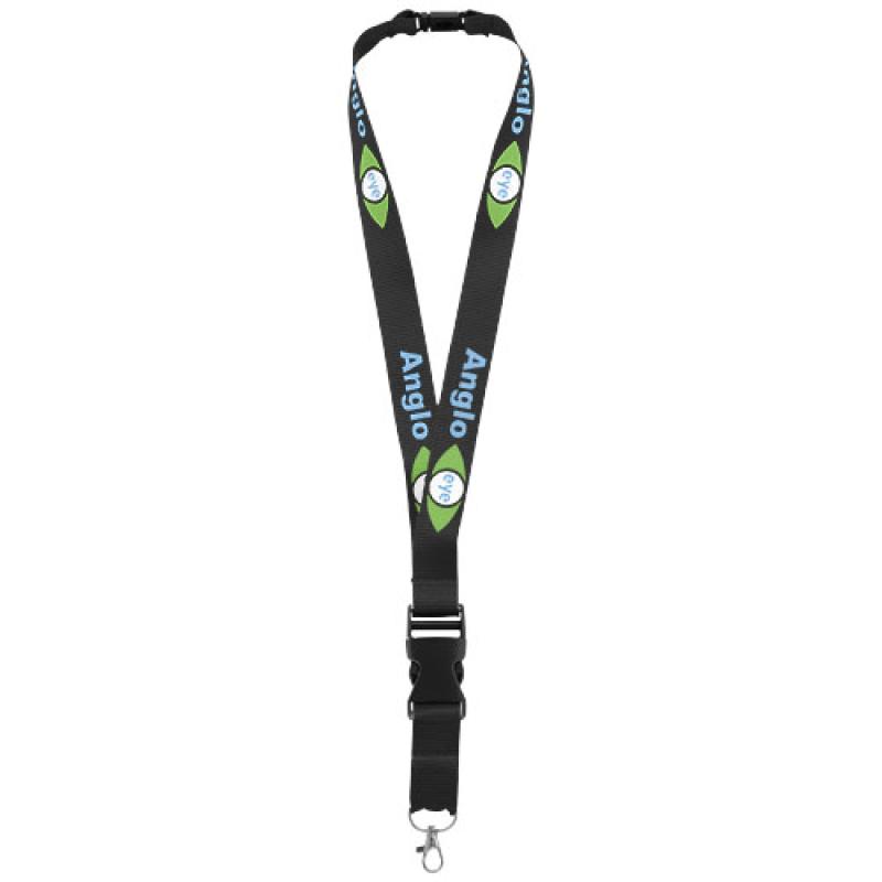 Lanyard con hebilla separable y clip de seguridad "Yogi"