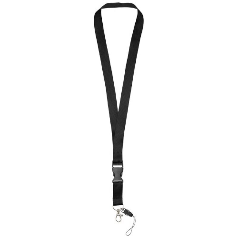 Lanyard con hebilla separable y enganche para móvil "Sagan"