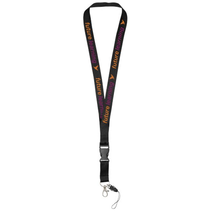 Lanyard con hebilla separable y enganche para móvil "Sagan"