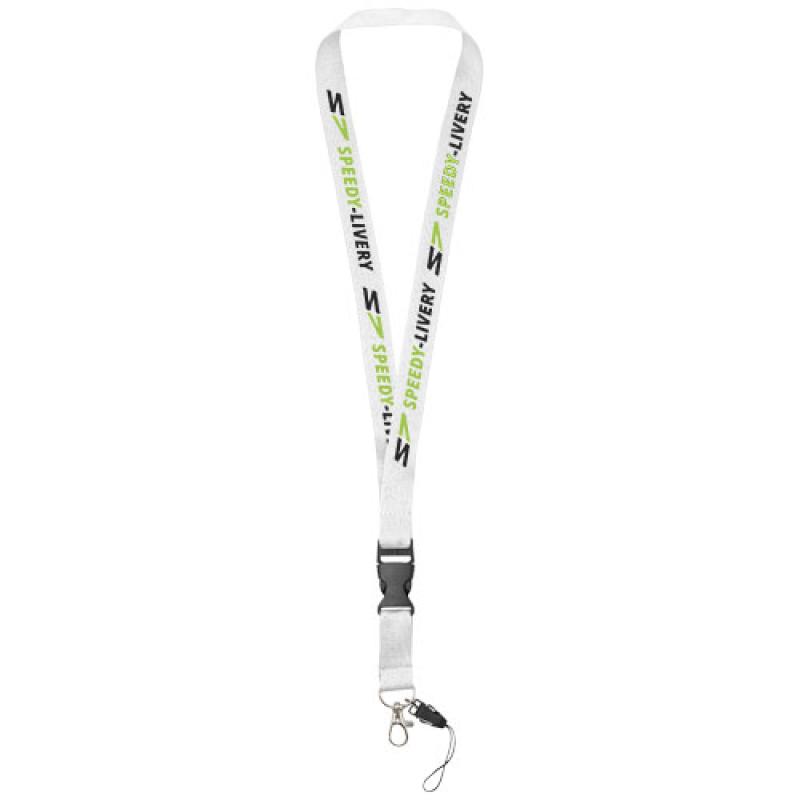 Lanyard con hebilla separable y enganche para móvil "Sagan"