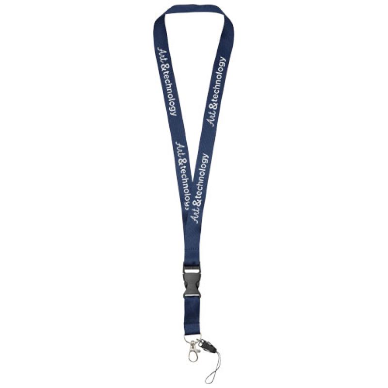 Lanyard con hebilla separable y enganche para móvil "Sagan"