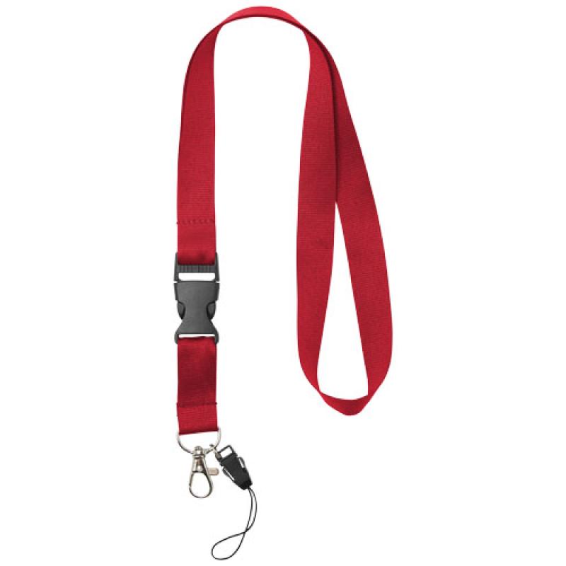 Lanyard con hebilla separable y enganche para móvil "Sagan"