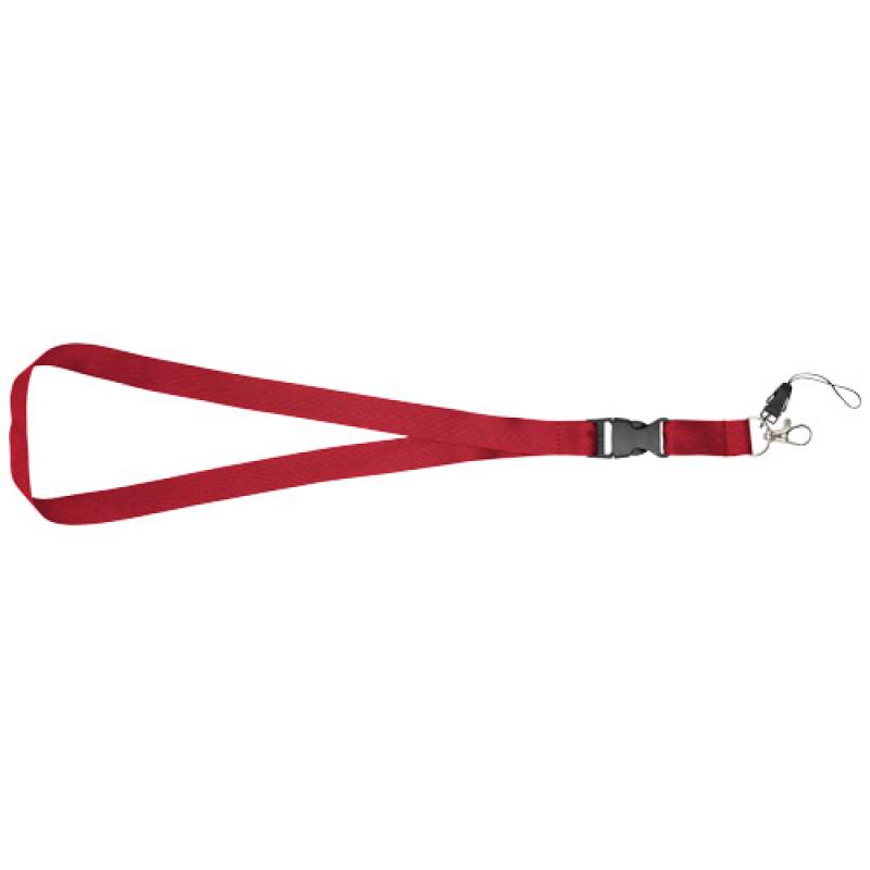 Lanyard con hebilla separable y enganche para móvil "Sagan"