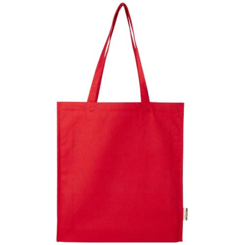 Bolsa Tote algodón reciclado 100% GRS con refuerzos de 270 g/m² "Florida" 14L