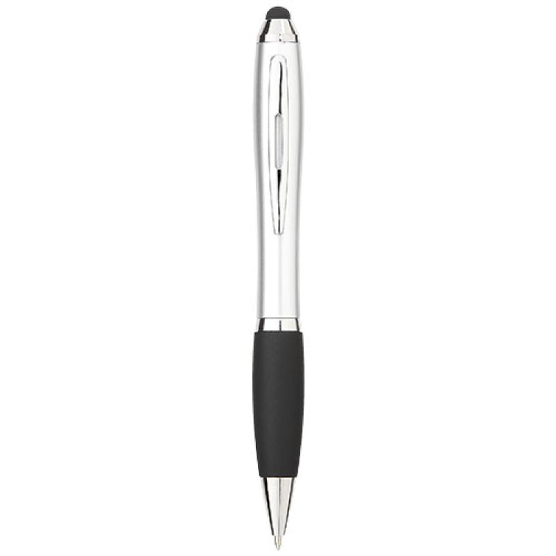 Bolígrafo stylus de color con empuñadura negra "Nash"