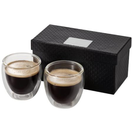 Set de 2 tazas espresso de cristal "Boda"