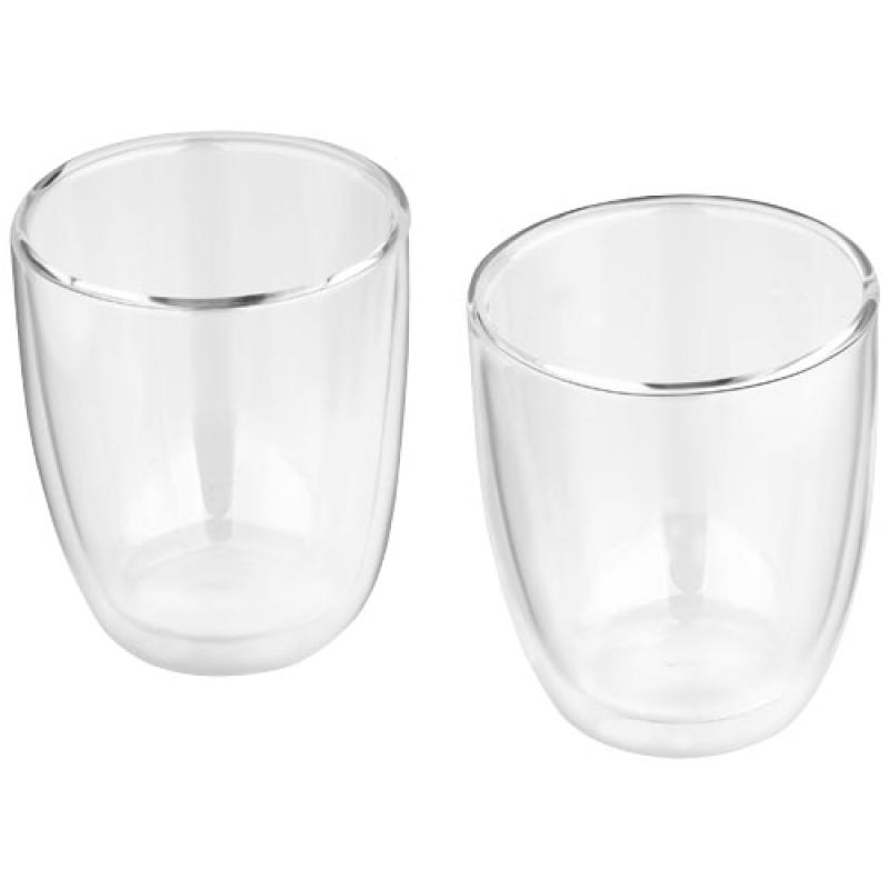 Set de 2 vasos de vidrio "Boda"