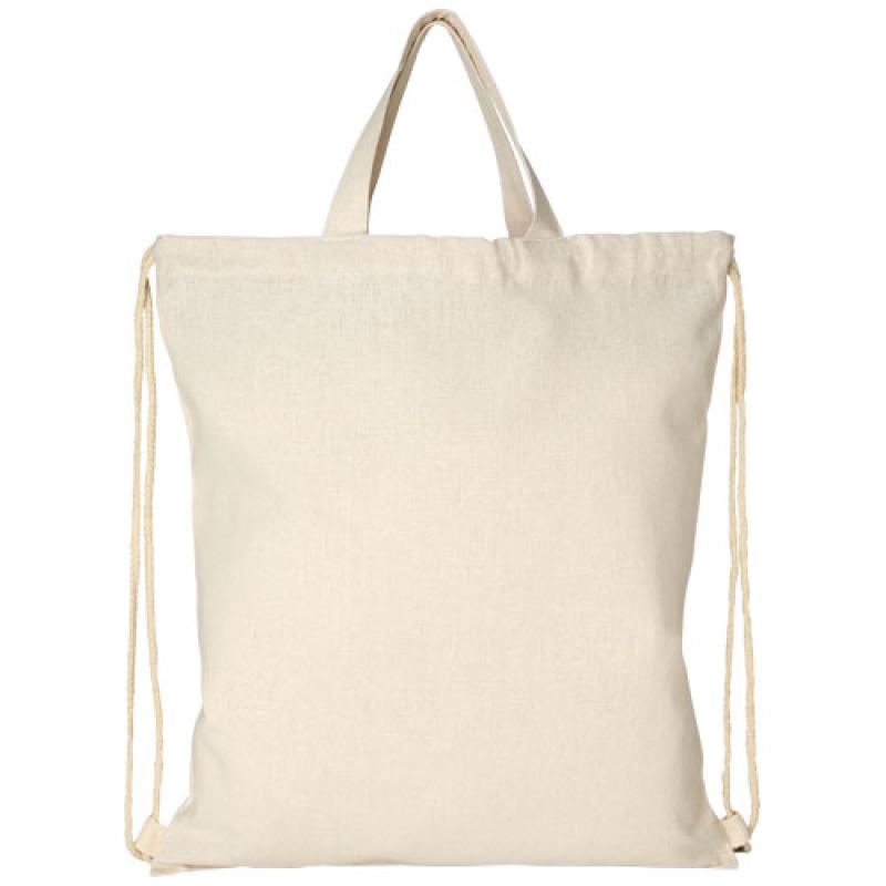 Mochila de cuerdas de algodón reciclado de 210 g/m² 6L "Pheebs"