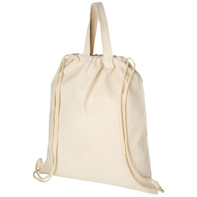 Mochila de cuerdas de algodón reciclado de 210 g/m² 6L "Pheebs"