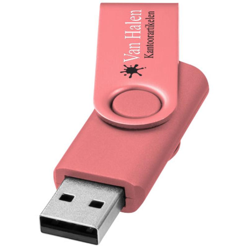 Memoria USB metálica de 4 GB "Rotate"