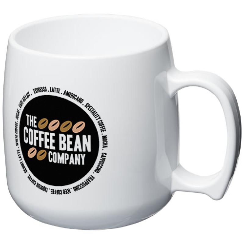 Taza de plástico clásica de 300 ml